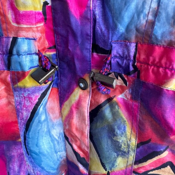 Retro Sierra Sport Passport to Adventure Multicolor Jacket Women's Size S. - Picture 9 of 12